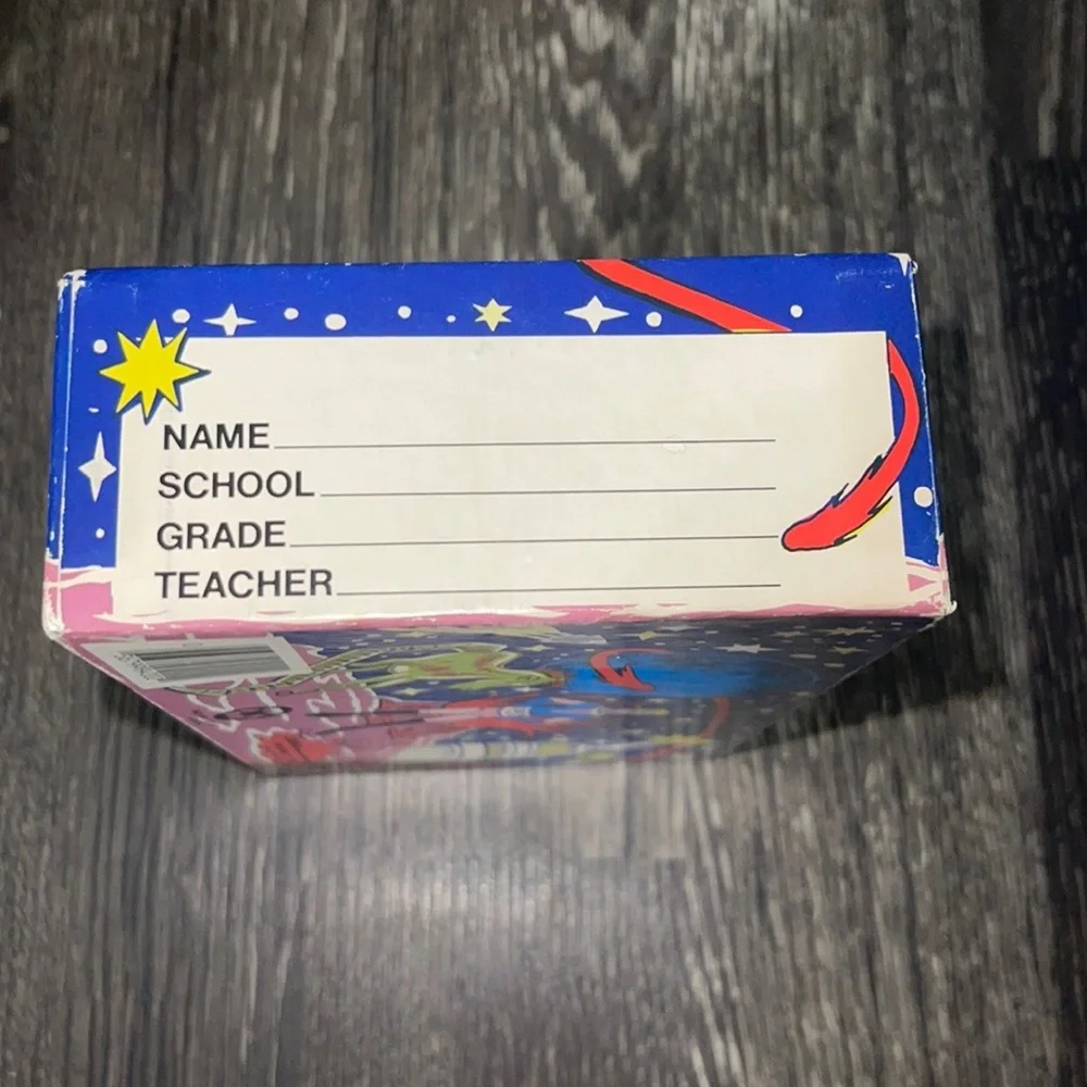 Vintage 1960's Outer Space Pencil Box/ School Box